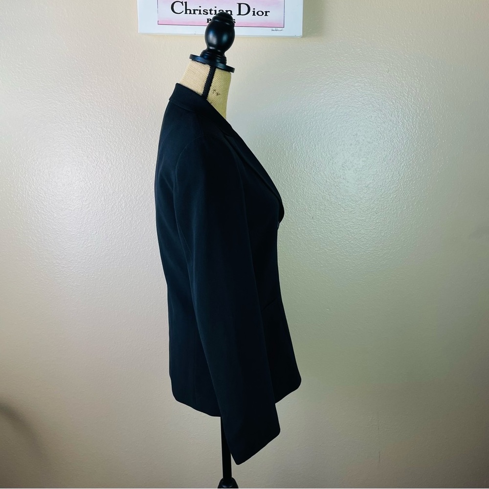 T Tahari Women Blazer Suit Jacket Classic Formal Work Jacket Black Size 8 - Picture 5 of 12